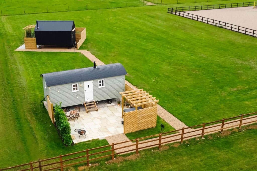 Shepherd's hut at Woodthorpe.